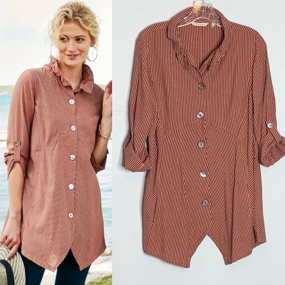 Soft Surroundings Tops - Soft Surroundings | Sasha Shirt Top Striped